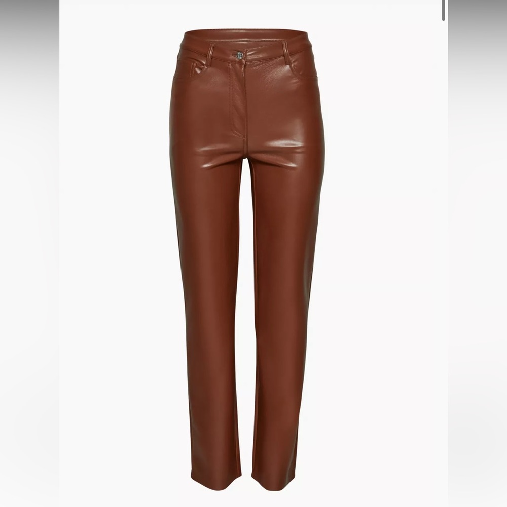 Aritizia Wilfred Melina Pant - Size 4 in Cognac